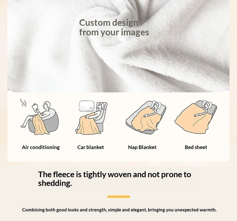 Thickened Animal Print Nap Blanket - All Sizes & Colors