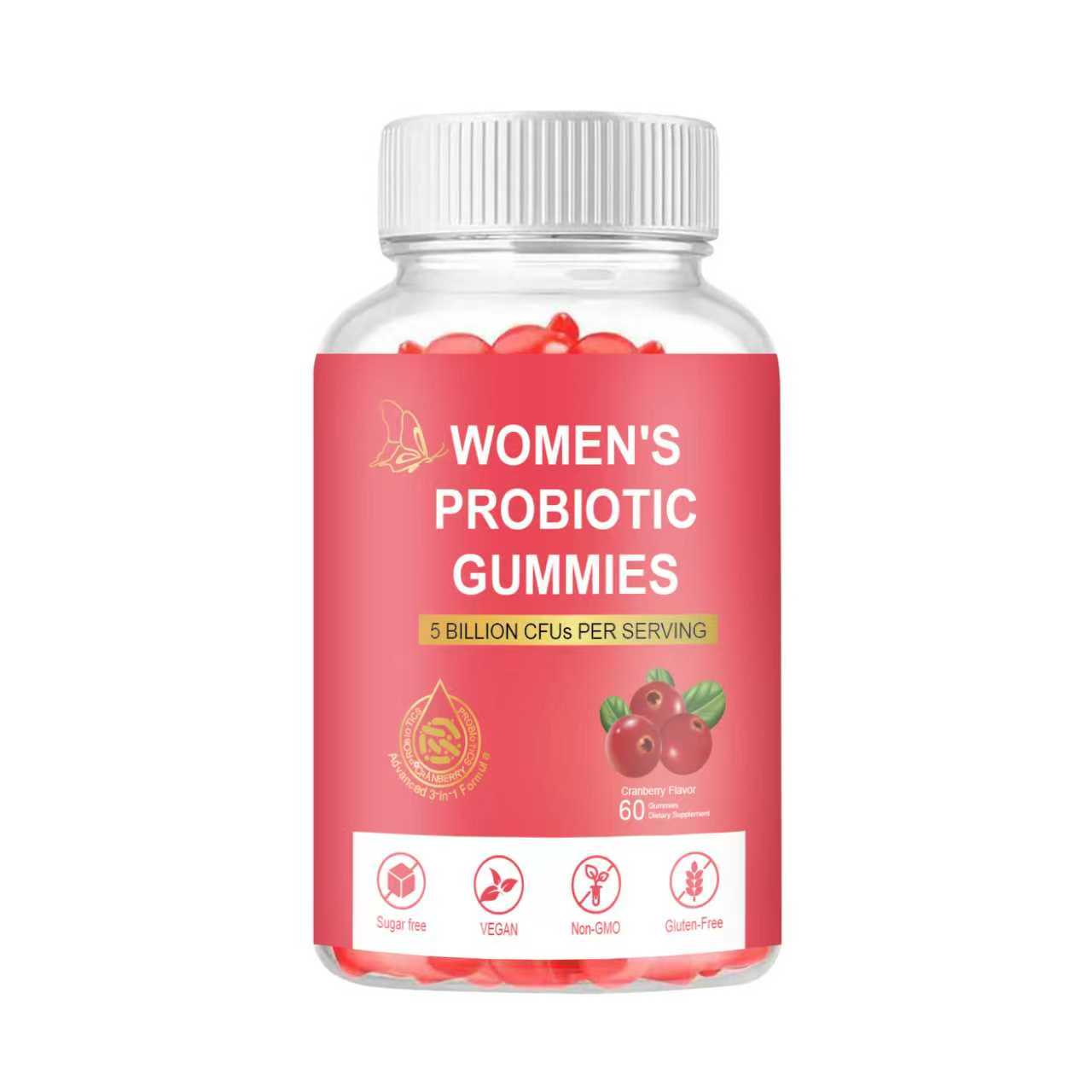 Women’s Probiotic Gummies for Digestive Health - Chewable Supplement