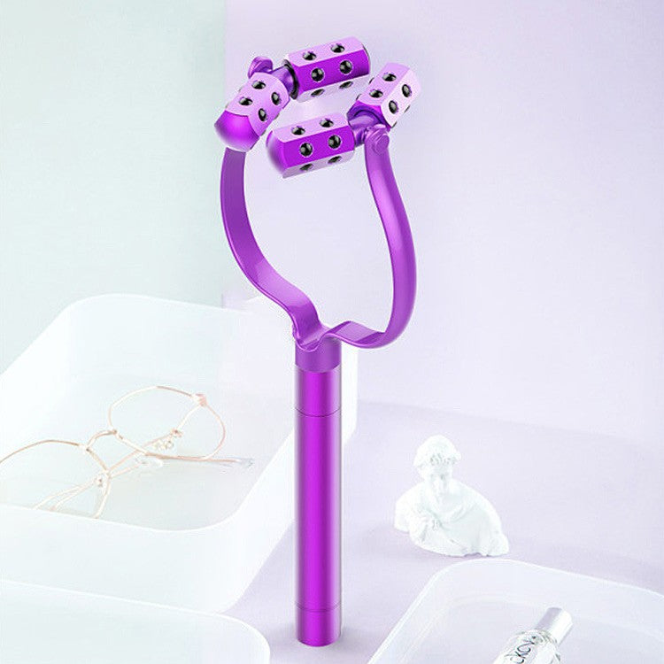 3D Vibration Face Roller Massager for Skin Care - Black