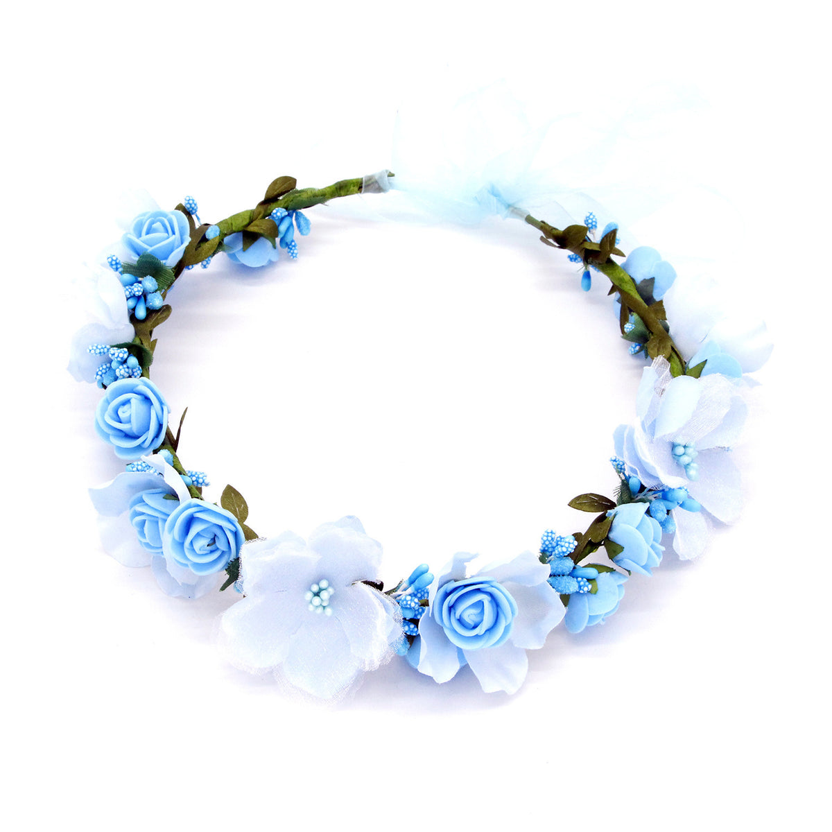 Handmade Flower Garland Headdress Hair Wreath