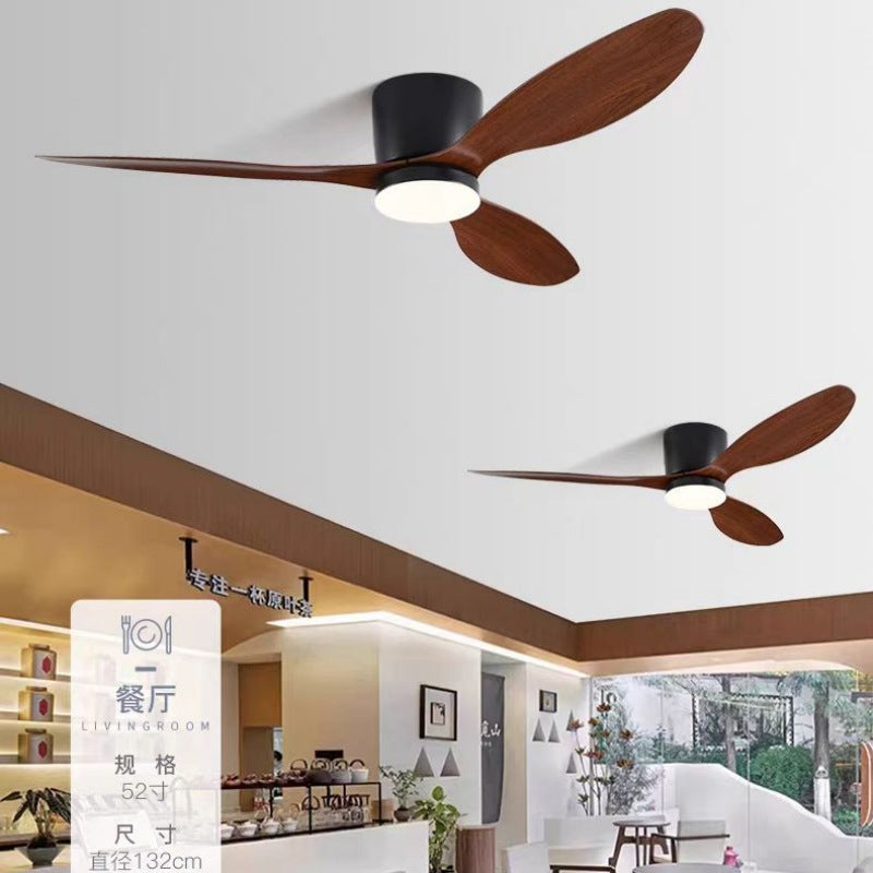 Modern 42-Inch Ceiling Fan with Remote Control - No Lights, Multiple Finishes