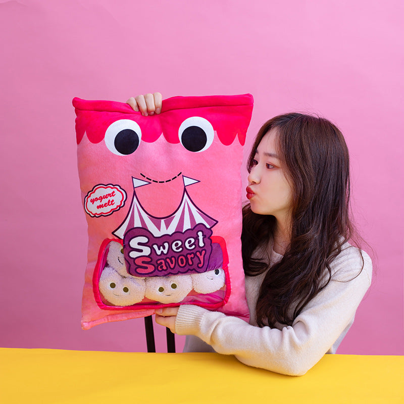 Cute Plush Pillow Toy for Kids - Fun Fruit-Shaped Cushion, Multiple Colors