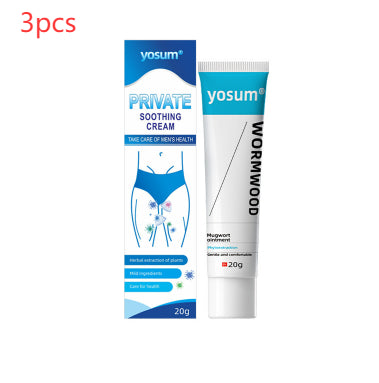 Anti-Itch Skin Care Cream for Men - Argy Wormwood External Use 20g