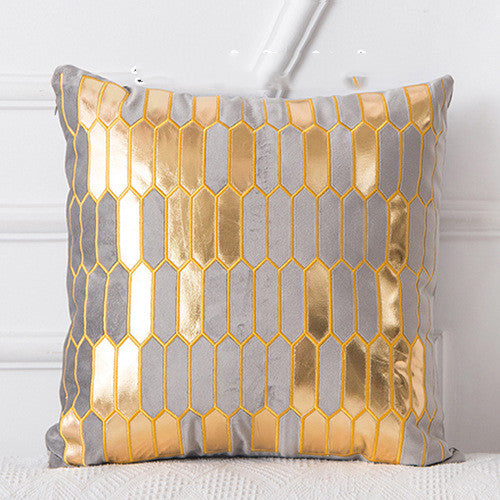Office Sofa Pillow Cover Velvet Cushion Cover 45x45cm Light Luxury
