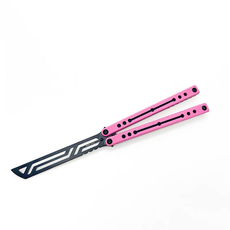 7-Series Aluminum Alloy Butterfly Training Knife with G10 Handle - Folding Combat Knife