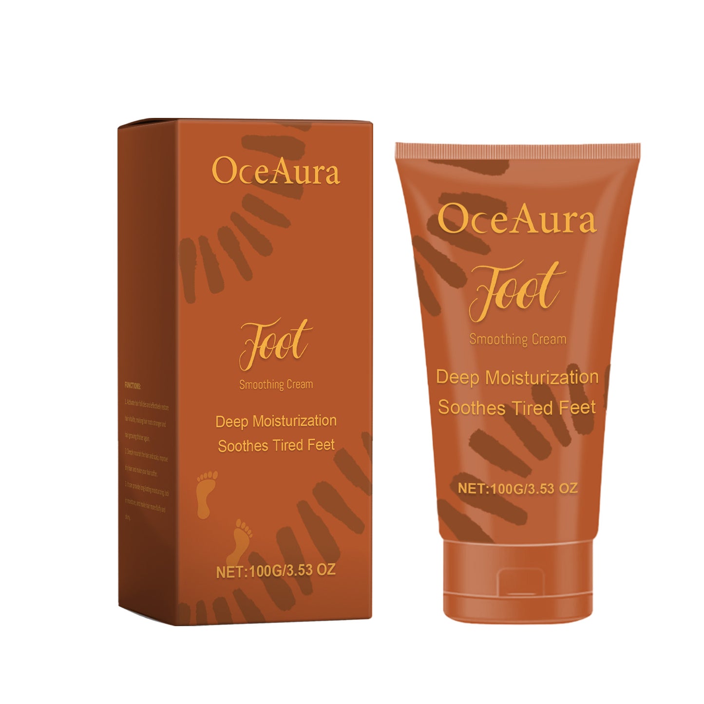 Foot Moisturizing Cream with Coconut & Avocado Oil for Dry Chapped Skin