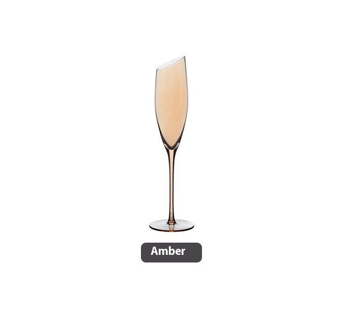 Beveled Crystal Wine Glass Set - Red, Champagne & Big Belly Styles