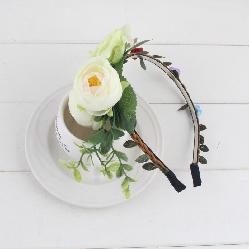Flower Simulation Bridal Headband