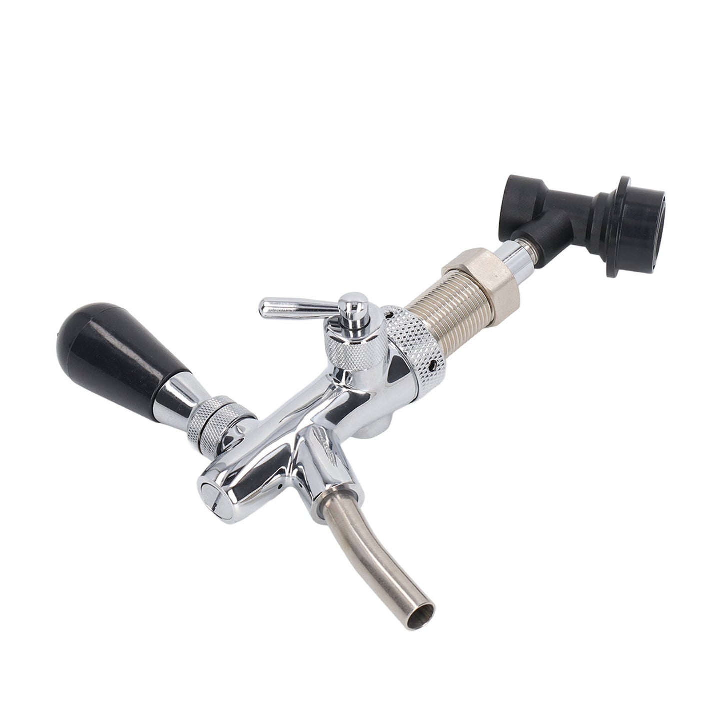 G5/8 Beer Tap 304 Stainless Steel Adjustable Faucet Liquid Dispenser