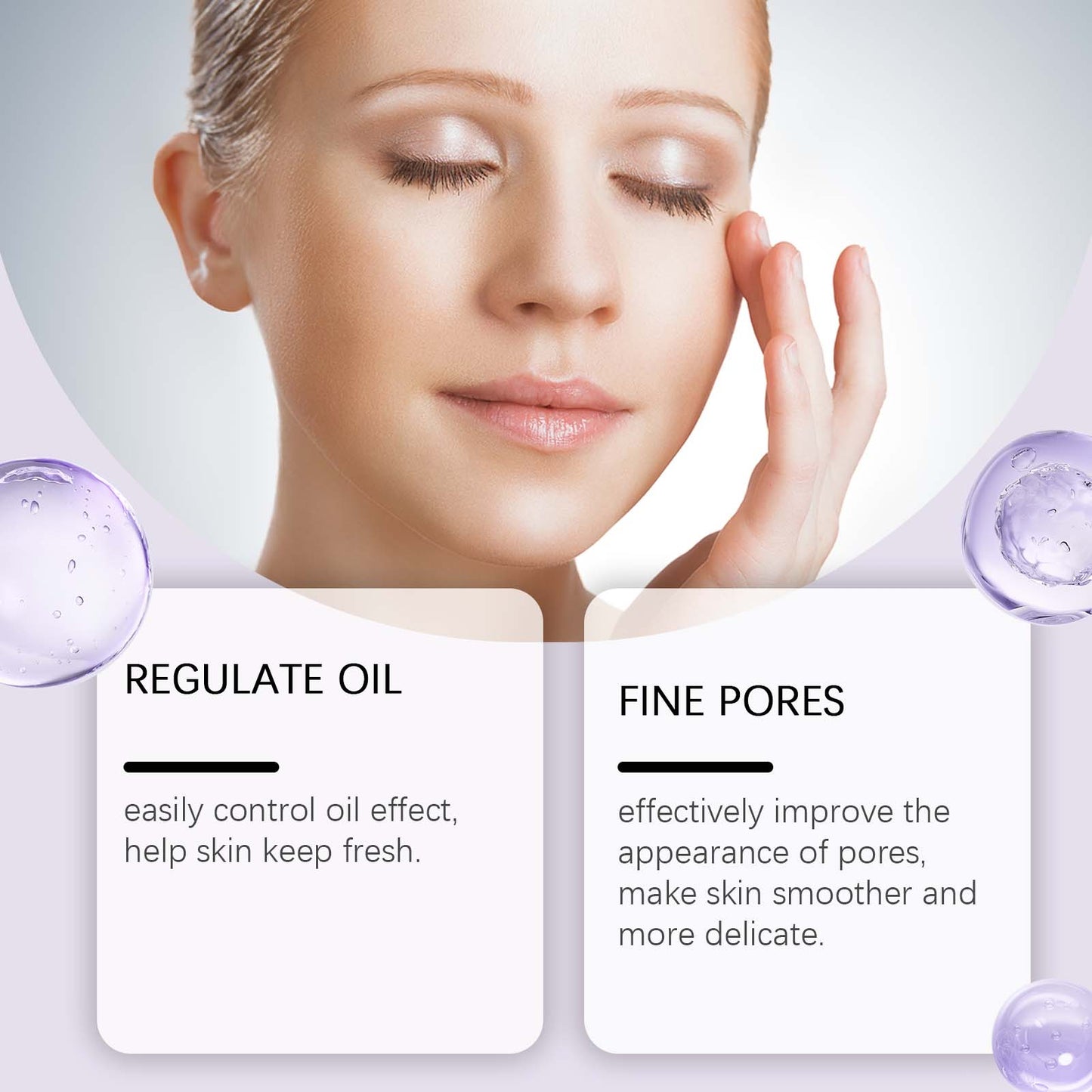 Exfoliating Face Serum with Lactic Acid - 30ml Pore Refining Skin Treatment