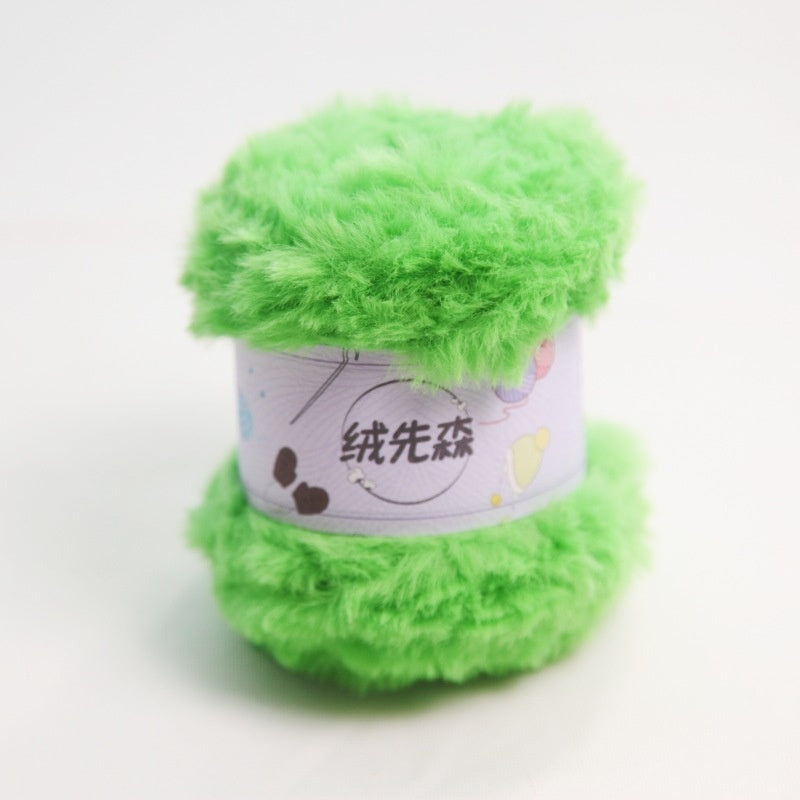 Handmade Fur Ball for Arts and Crafts - Soft Wire Woven Grass Decoration