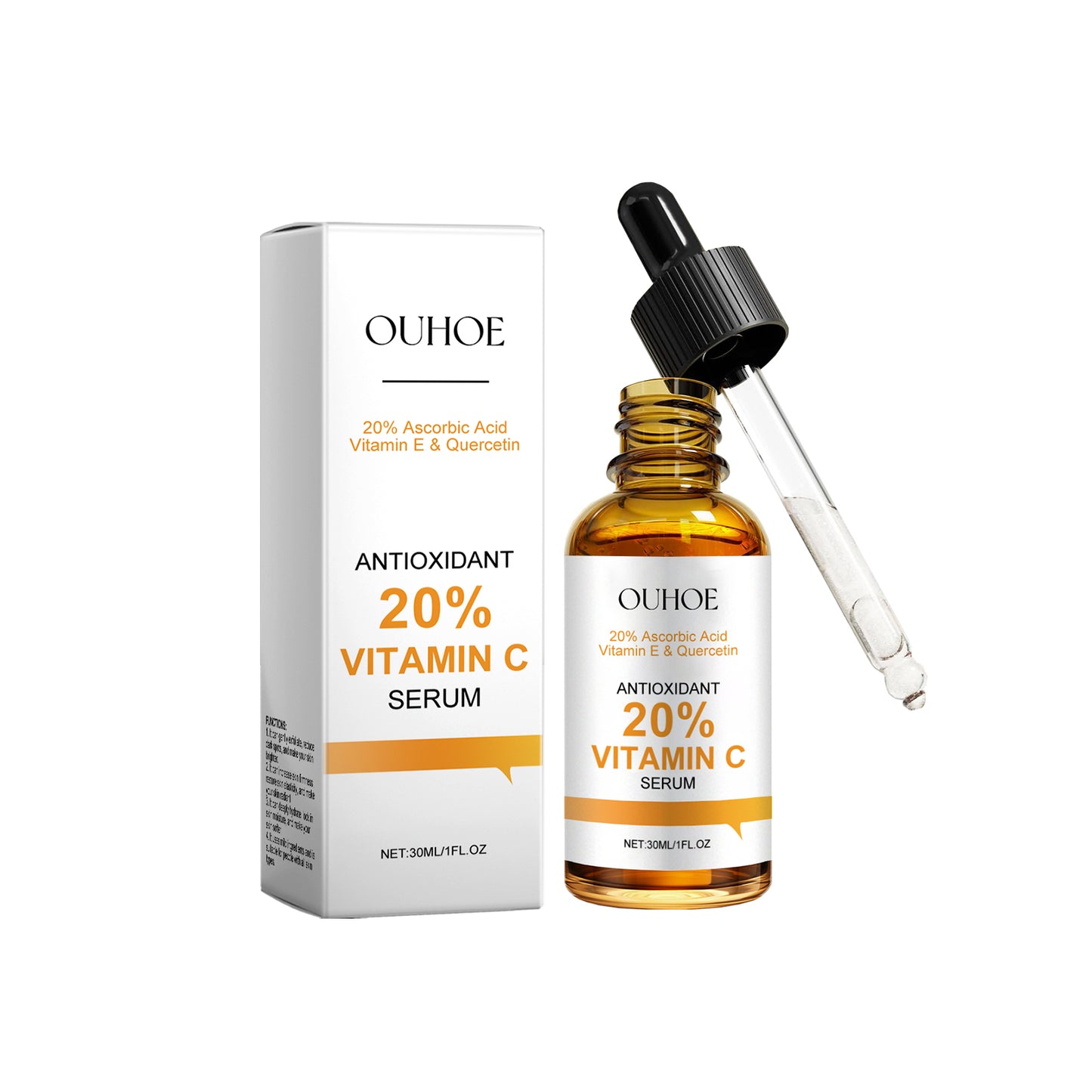Vitamin C Brightening Facial Serum - Moisturizing & Anti-Aging Skin Care 30ml