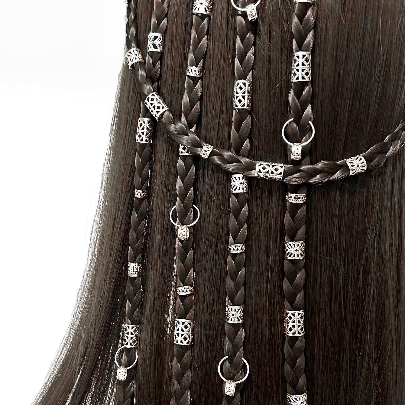 Women's Metal Ponytail Hair Clip - Trendy Circle Hair Accessory