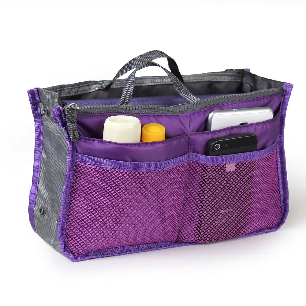 Women Lady Travel Insert Handbag Organiser Makeup Bags Toiletry Purse