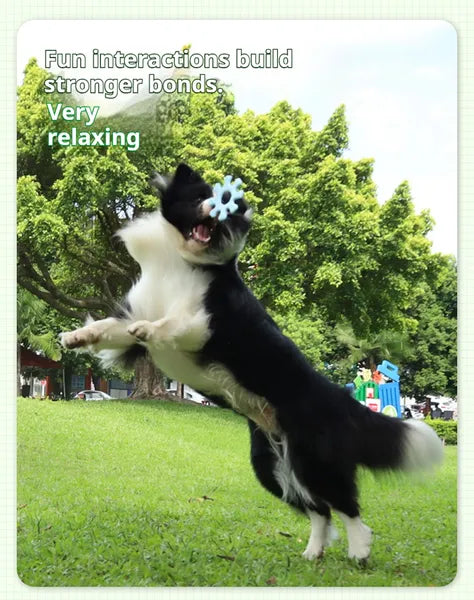 Interactive Dog Toy with Flywheel - Plush Chew Toy for Dogs, Fun Bonding Pet Accessory