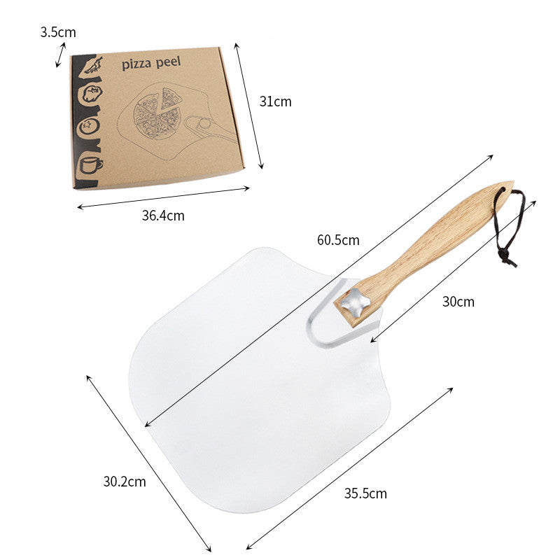 Aluminum Pizza Shovel with Removable Folding Handle Kitchen Tool