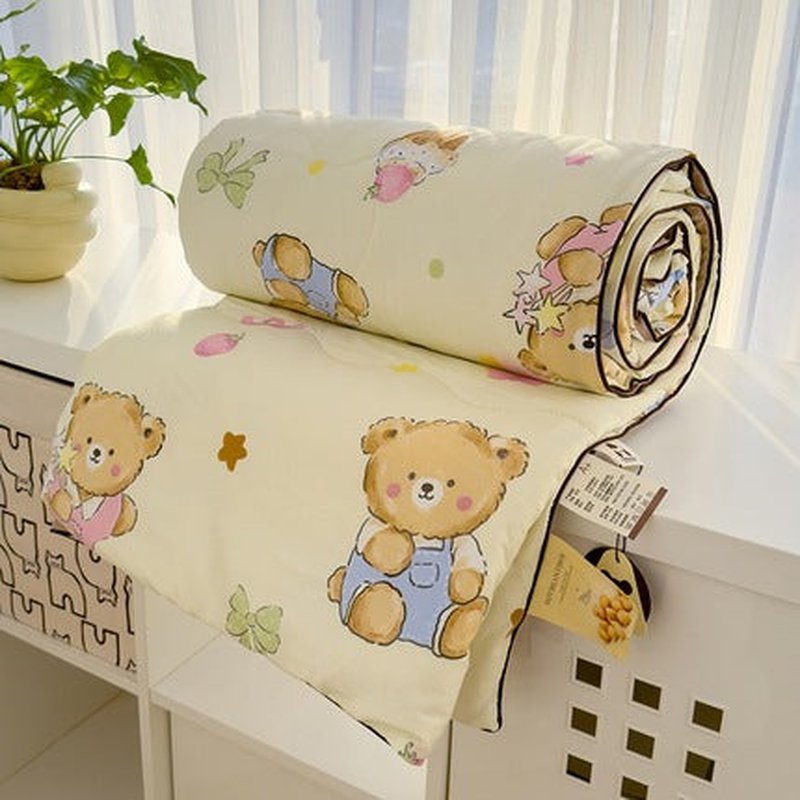 Cotton & Soybean Fiber Summer Quilt - Multiple Sizes & Patterns