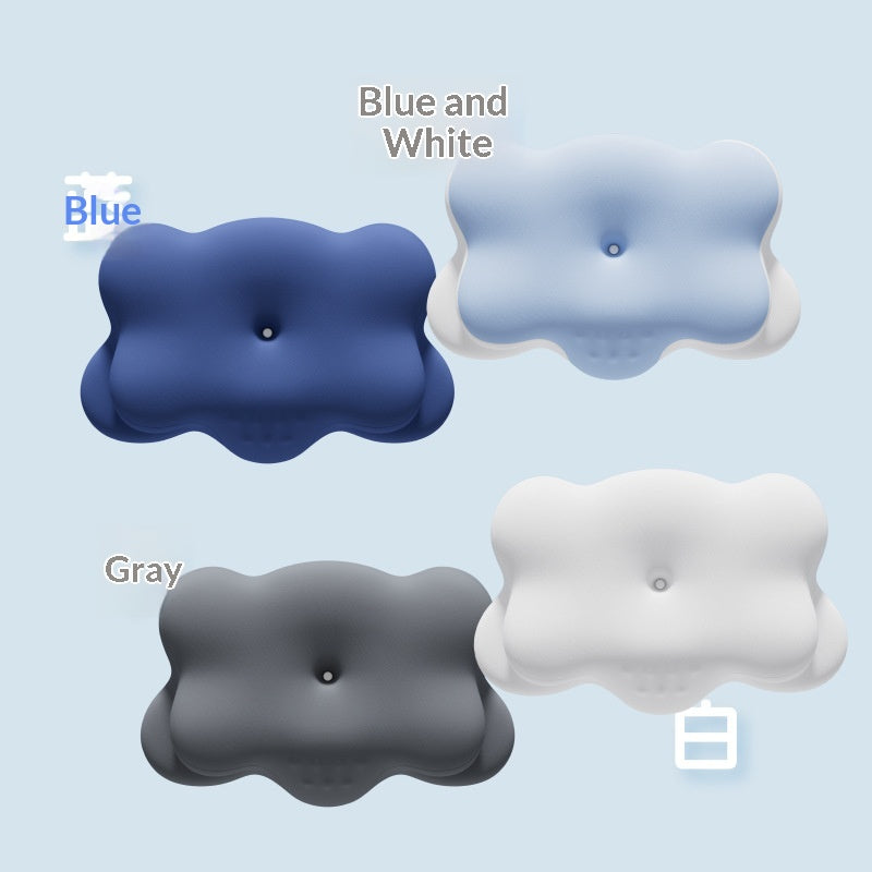 Cloud Memory Foam Pillow for Cervical Support - Blue, Navy, White, Gray