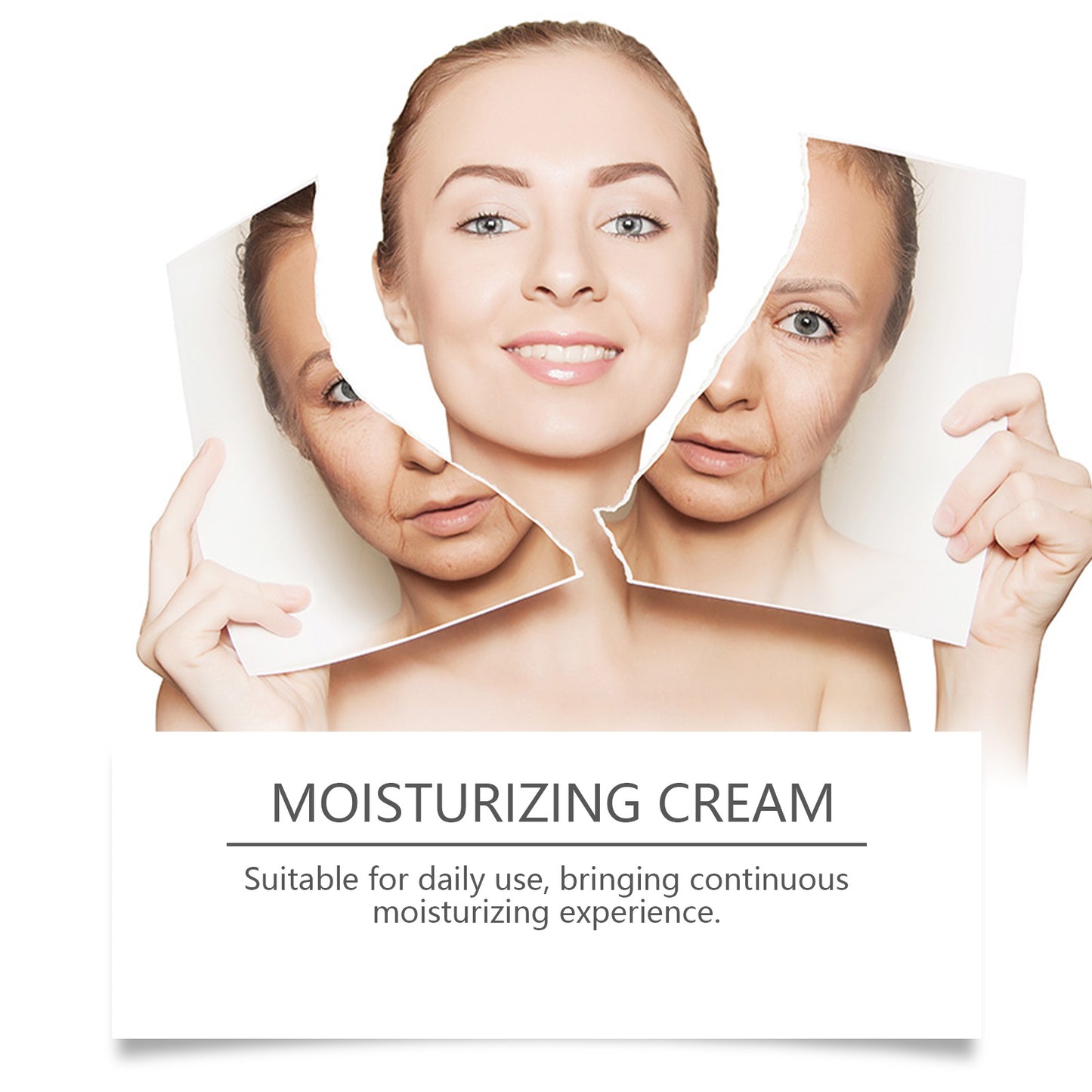 Anti-Aging Facial Moisturizer with Aloe Vera and Vitamin E - 50g