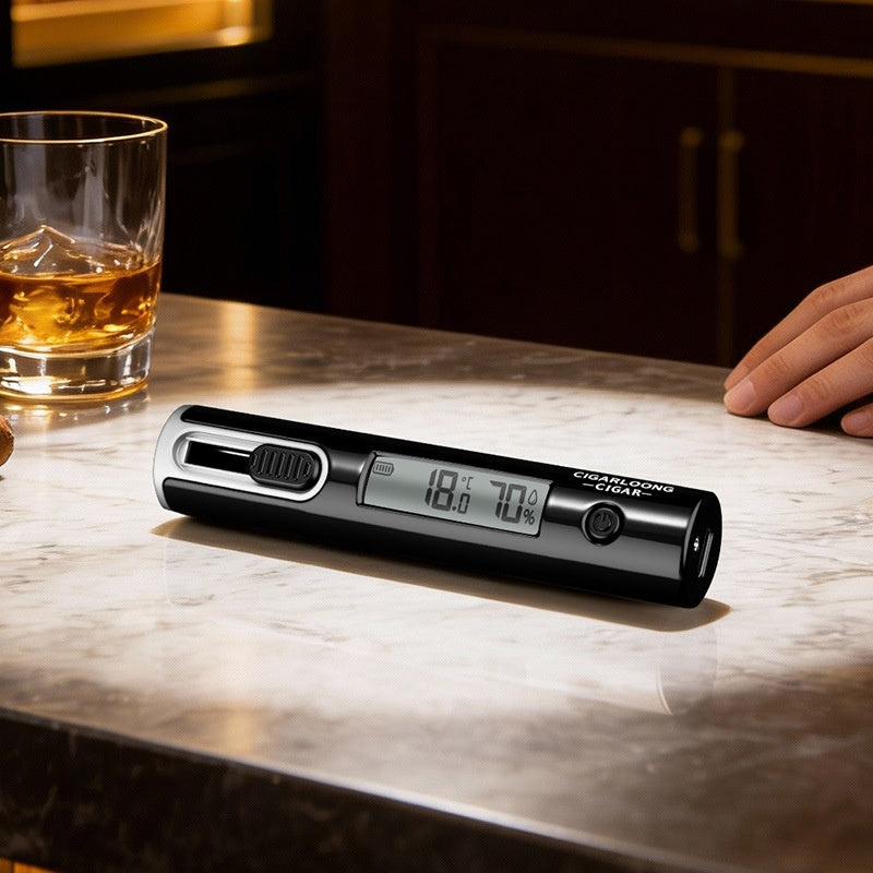 Internal Humidity Meter for Cigar Humidification and Storage