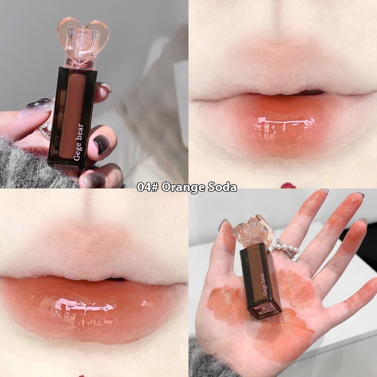 Moisturizing Lip Lacquer Water-Based Gloss with Mirror Finish - Multiple Colors