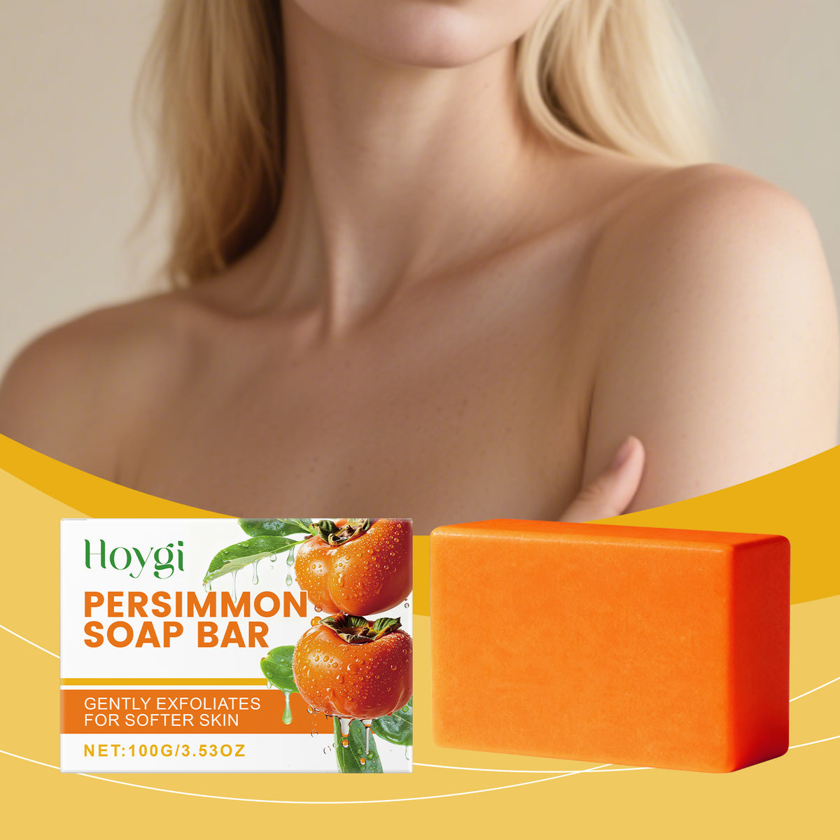 Persimmon Moisturizing Bath Soap - 100g
