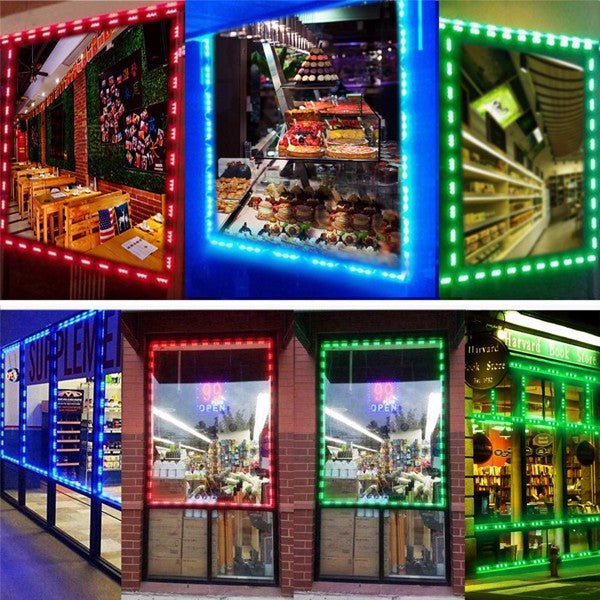LED Spotlights with 3 Lights and 20 Modules, Outdoor Waterproof Signage Lighting