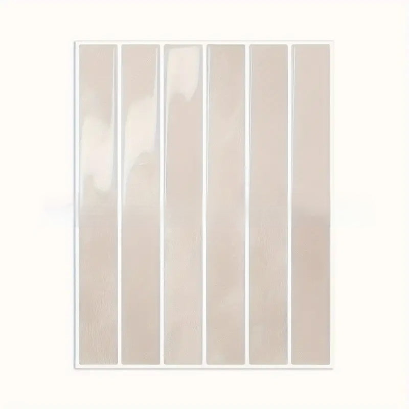 Waterproof 3D Self-Adhesive Wall Sticker for Kitchen Bathroom - High Temp Resistant