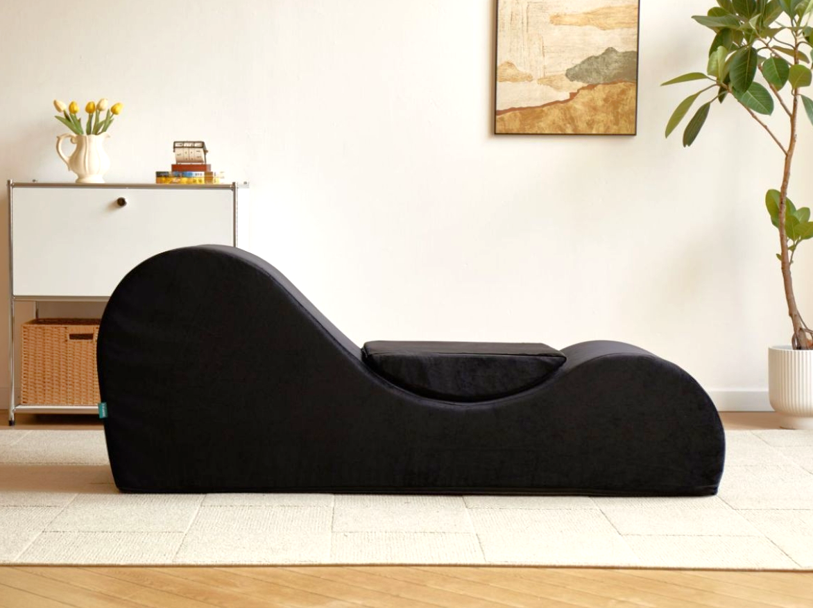 Solace Chaise Lounge Chair Relaxation, Ergonomic Design With Soft Yet