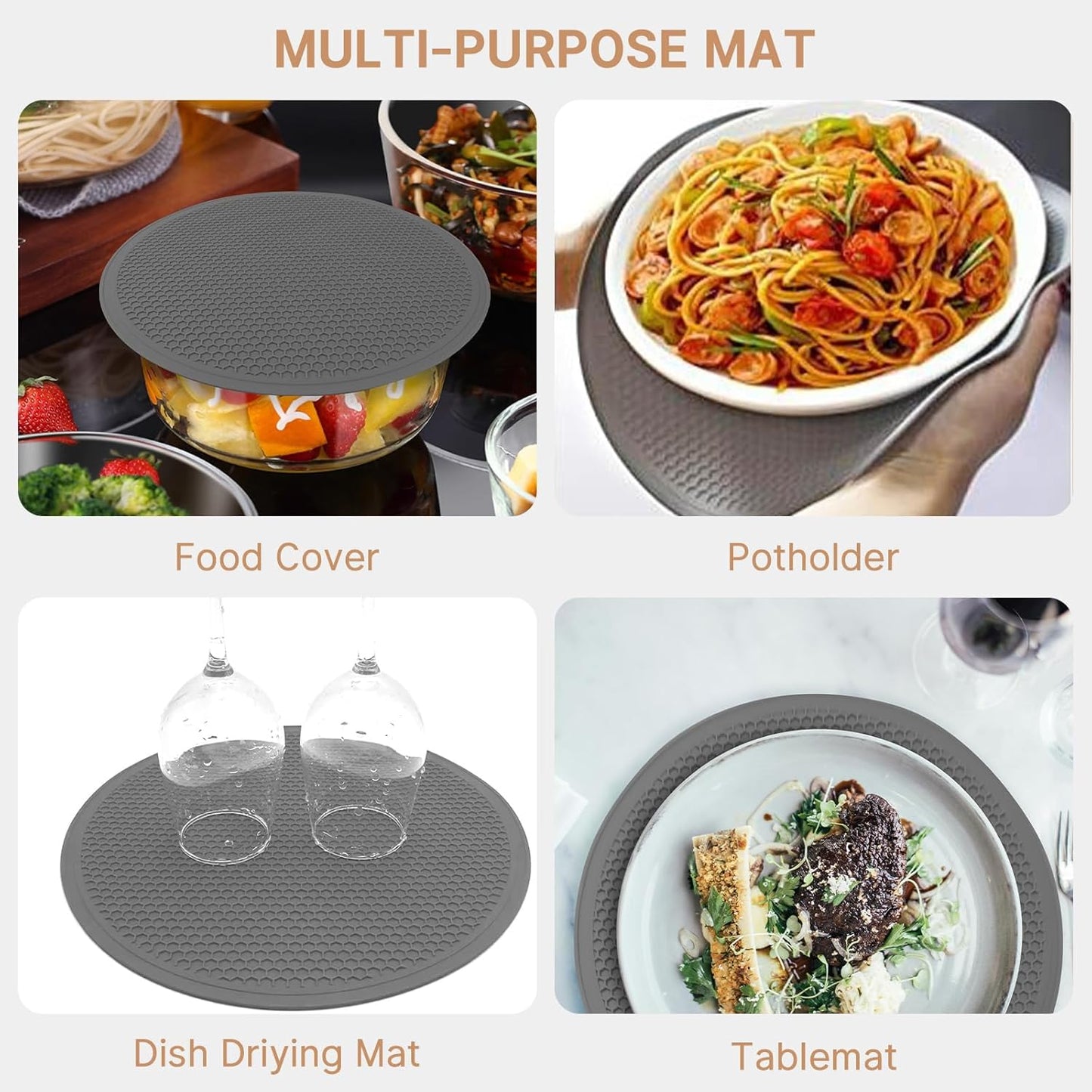 Microwave Splatter Cover Vented Food Guard with Hook Hole - Kitchen Gadget