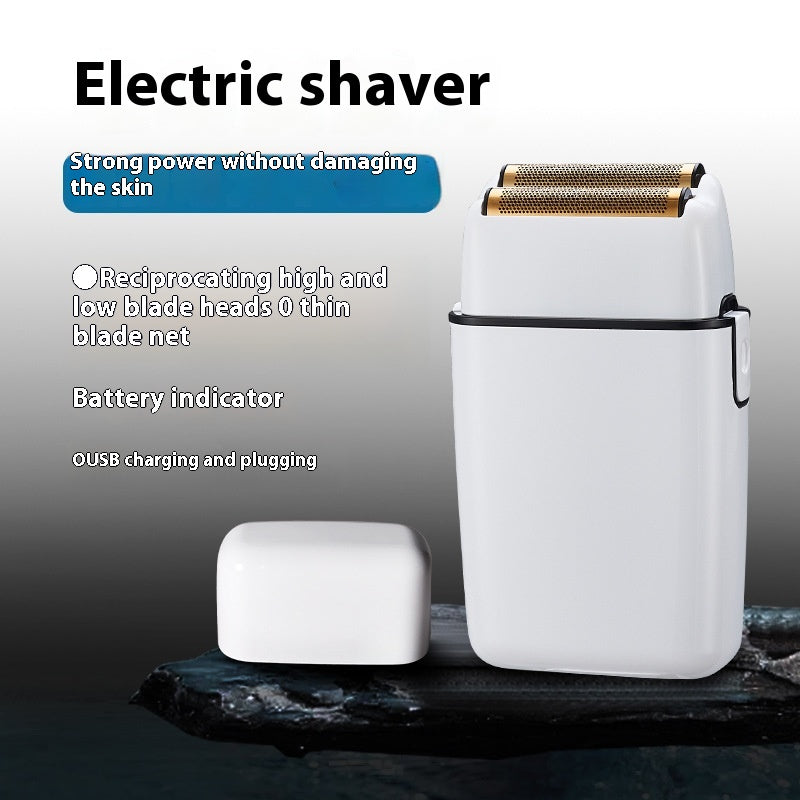 Electric Shaver Duplex Blade Rechargeable Razor