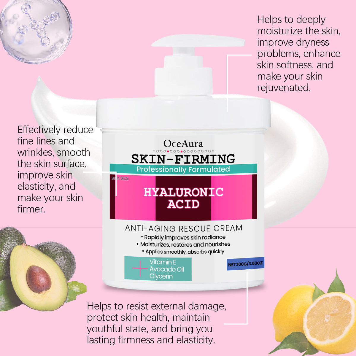 Gentle Nourishing Moisturizing Fade Skin Fine Lines Care Tightening