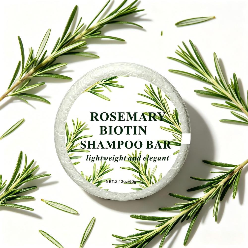 Biotin Rosemary Shampoo Bar 60g - Natural Hair & Body Care