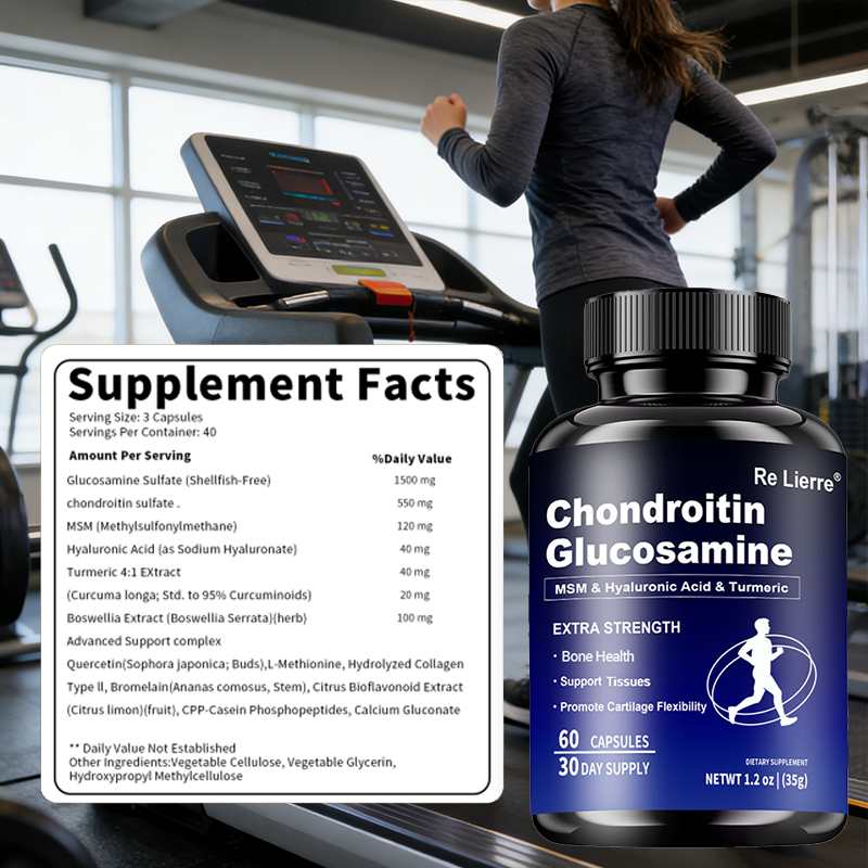 Glucosamine Chondroitin MSM Joint Support Supplement - 60 Capsules