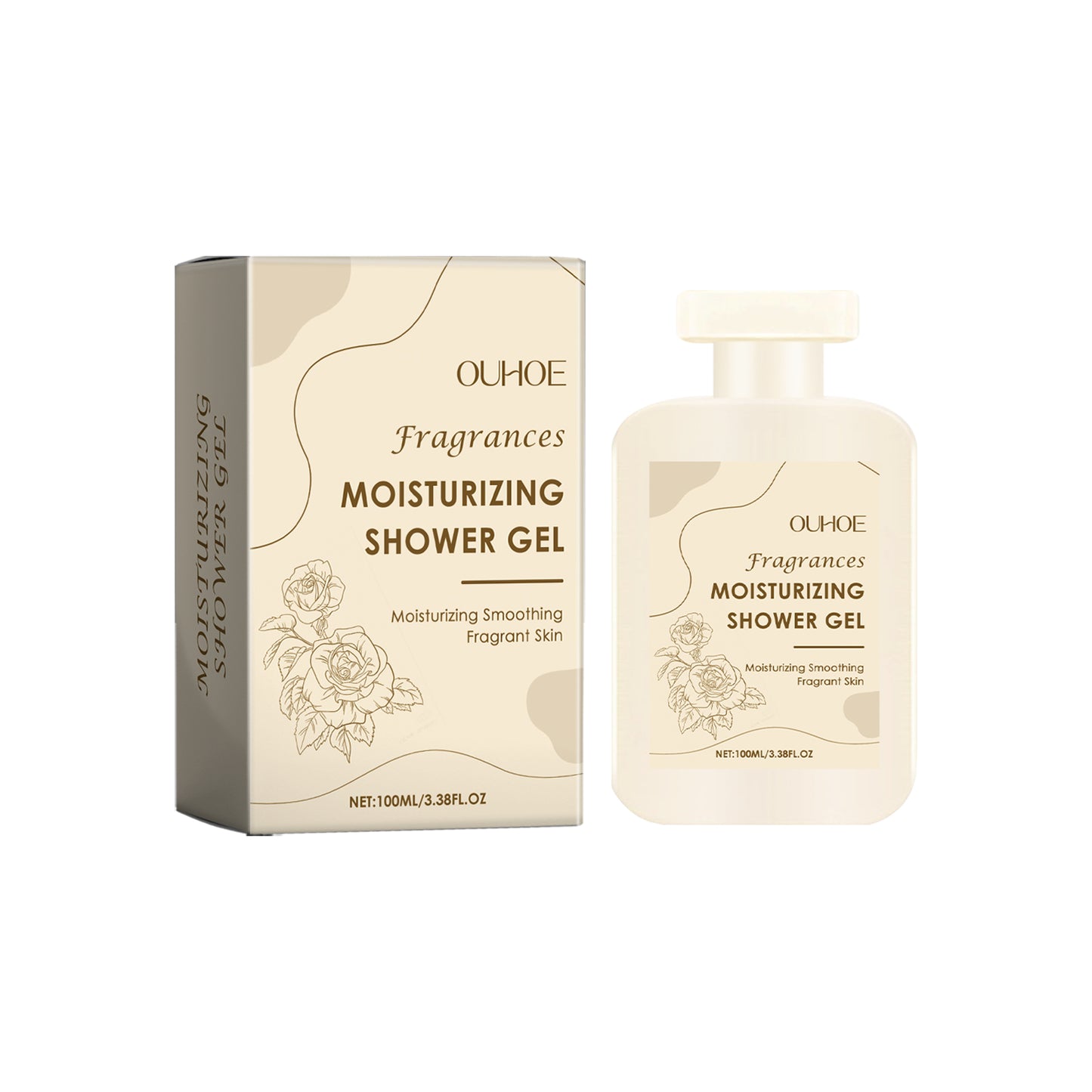 Perfumed Moisturizing Body Wash with Rose Extract - 100ml