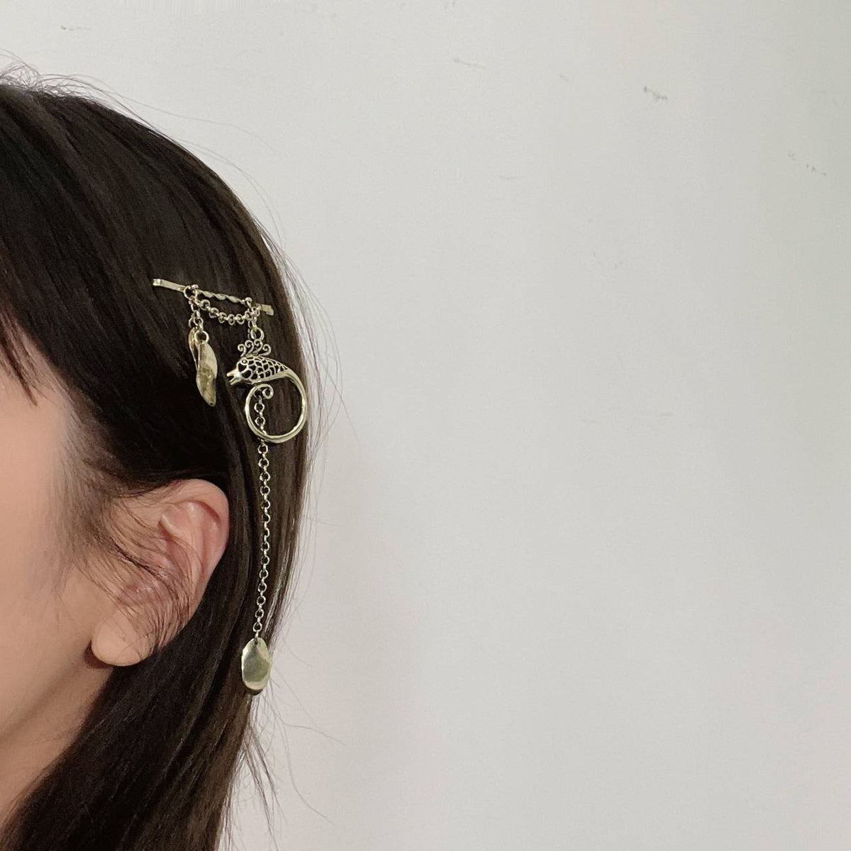 Korean Style Alloy Hair Pin Clip - Geometric Design
