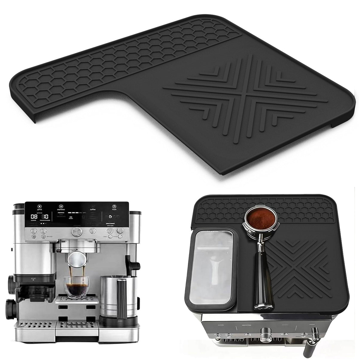 Silicone Coffee Machine Top Anti-Scratch Non-Slip Drying Mat - Multiple Styles