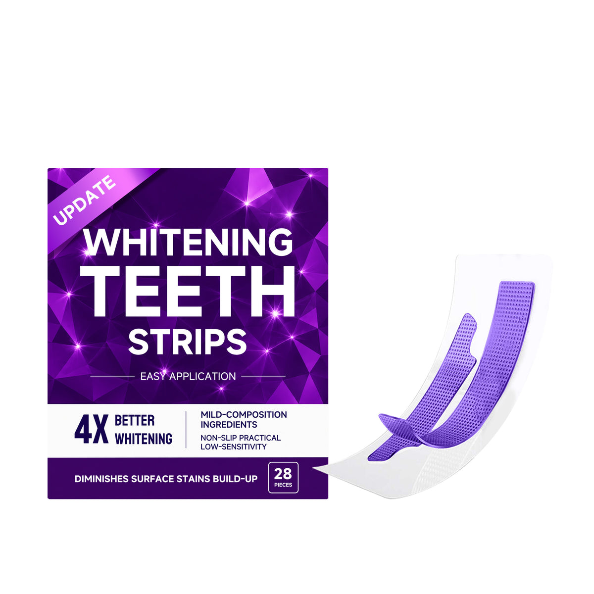 Purple Strips with Mint Flavor - 28 Pieces