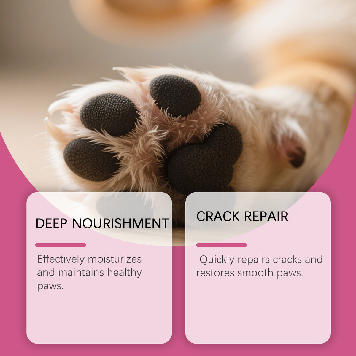Dog Paw Balm Moisturizing Foot Care Cream for Soft Paws 50g