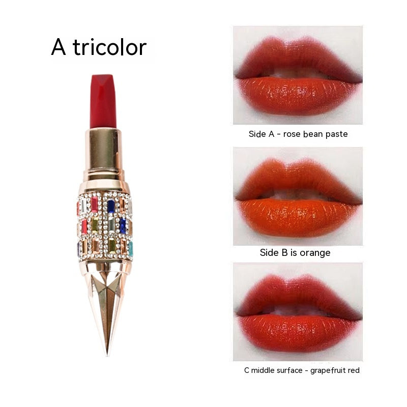 Matte Finish Moisturizing Lipstick with Three-Color Options - Queen Truncheon
