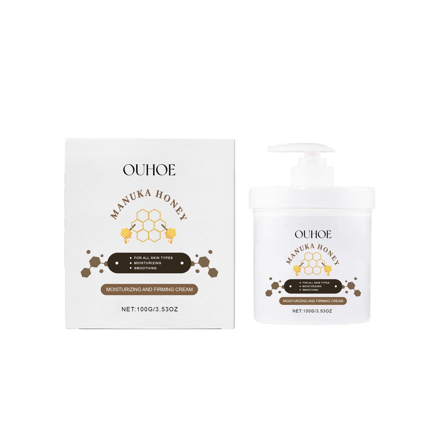 Firming Body Cream with Vitamin E & Squalane - Moisturizing Skin Lotion