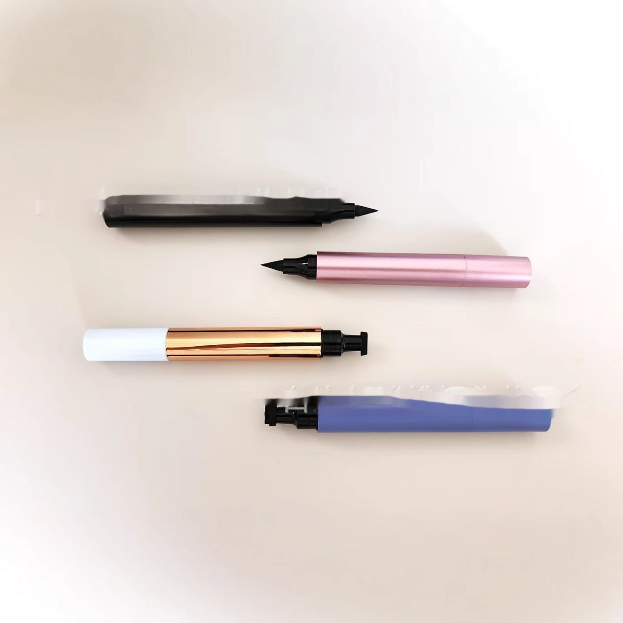 Liquid Eyeliner Seal Pen Set - Heart, Star, Smile Stamp & More - 4ml