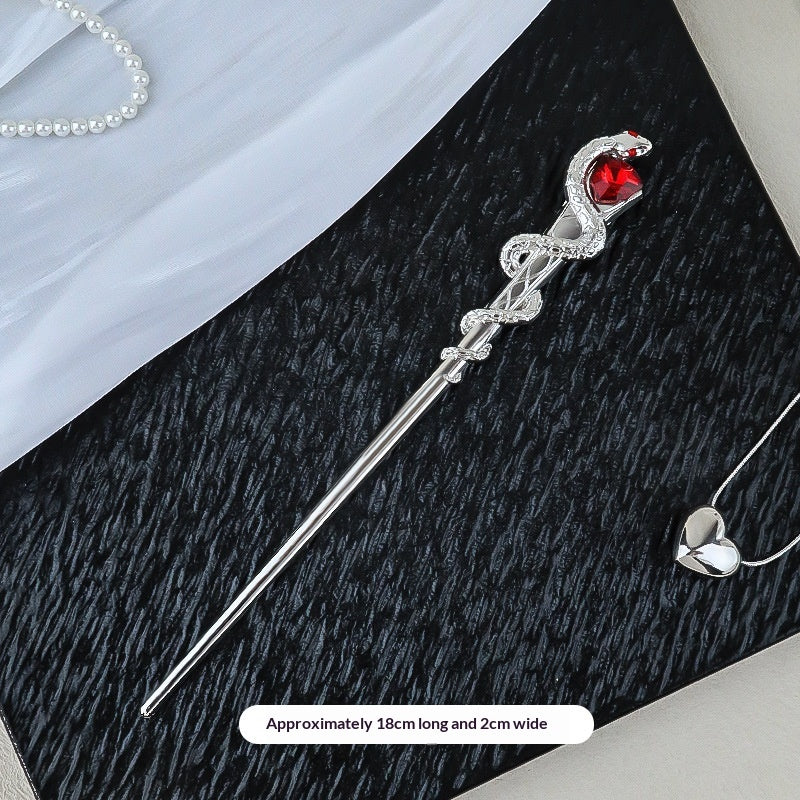 Versatile Snake-Shaped Alloy Hairpin - Elegant Hair Accessory for Women