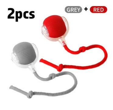 Interactive Cat Toy Ball with Multiple Modes and Realistic Sounds - Fun Pet Chase Toy