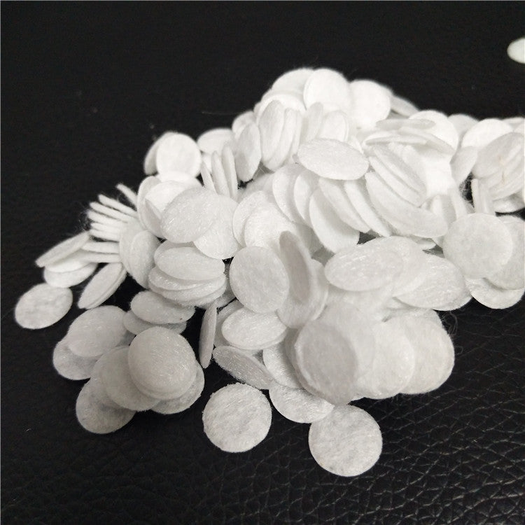 Filter Cotton - White, 1mm Thickness, Pack of 40-50 Pieces