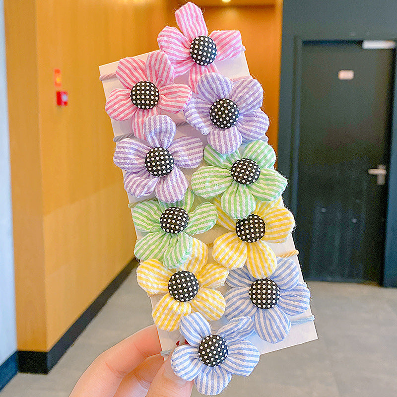Baby Head Flower Princess Headband - Colorful Hair Accessory for Infants & Toddlers