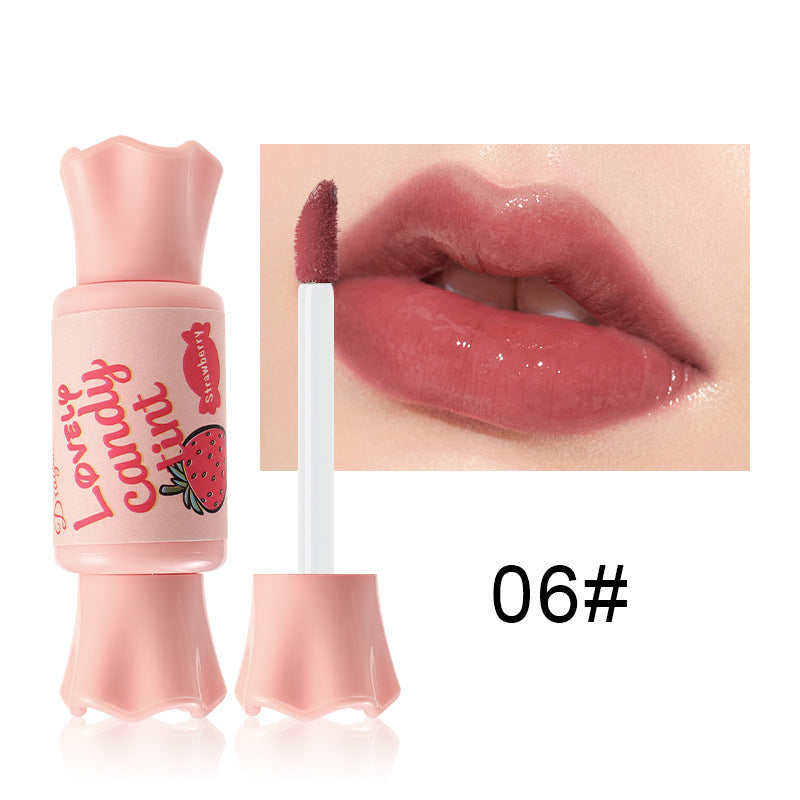 Cute Lip Gloss Set with Mirror - Candy Lip Shine for Lips - Multiple Styles
