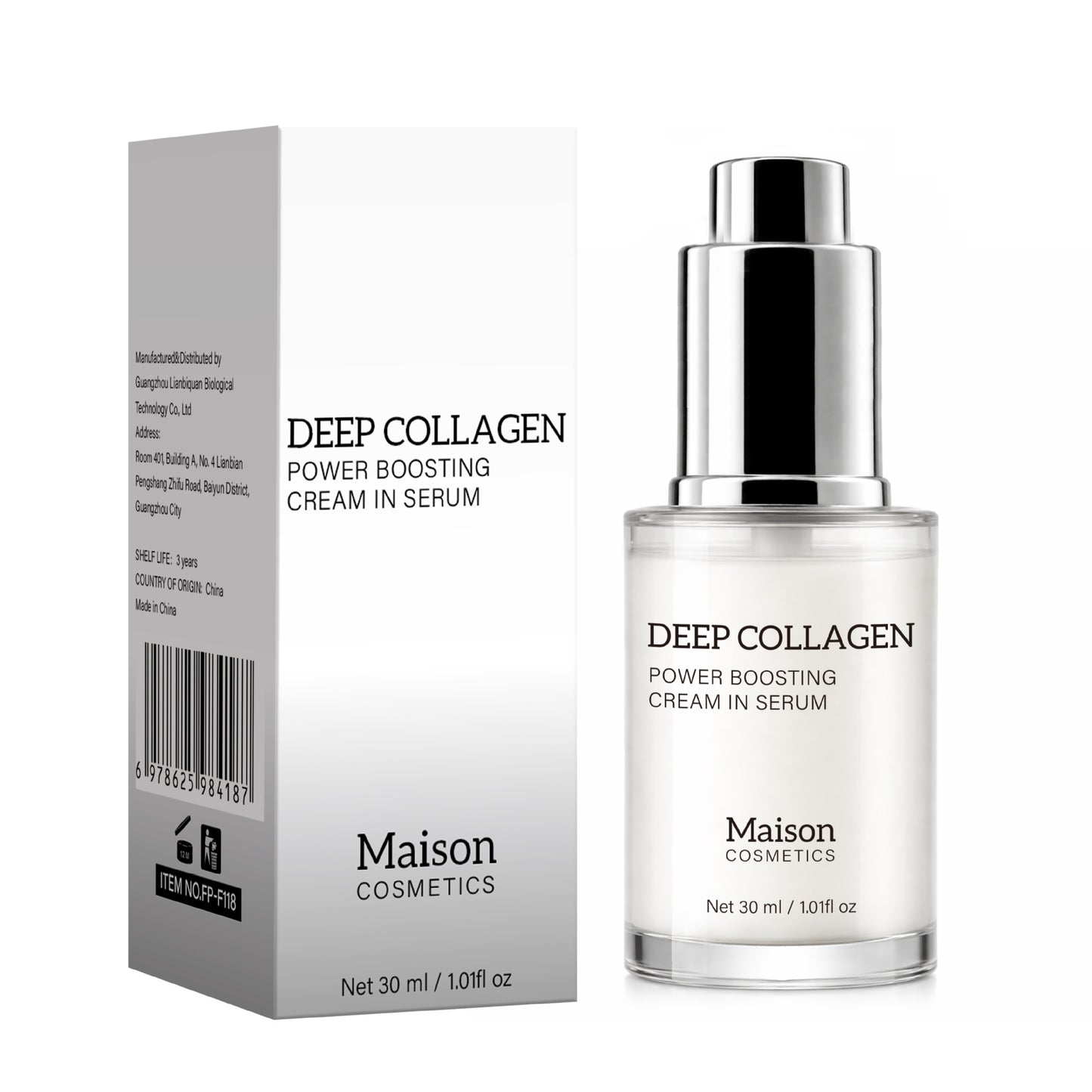 Deep Collagen Boosting Serum Cream 30ML for Skin Rejuvenation