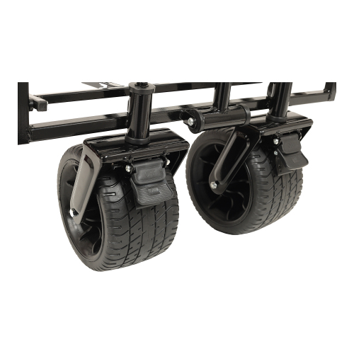 Large Capacity Collapsible Wagon with Canopy and Mosquito Net - All-Terrain Wheels, Foldable Garden Cart