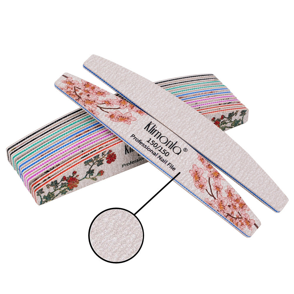 Manicure Nail File Set with Coarse Sandpaper for Nail Repair and Shaping - Multiple Grit Options